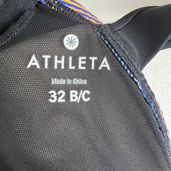 Athleta Womens Capri Stripe Pura Bikini Top 32 B/C NWT #594112 - Picture 5 of 5